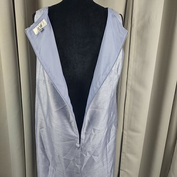 LeSuit Little Light Purple Dress Sleeveless Silk Look Size Plus Size 14W - Picture 5 of 8